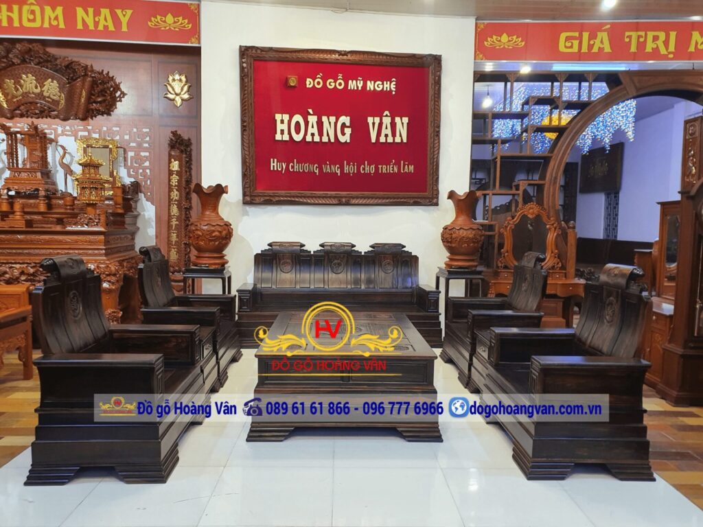 sofa gỗ tự nhiên