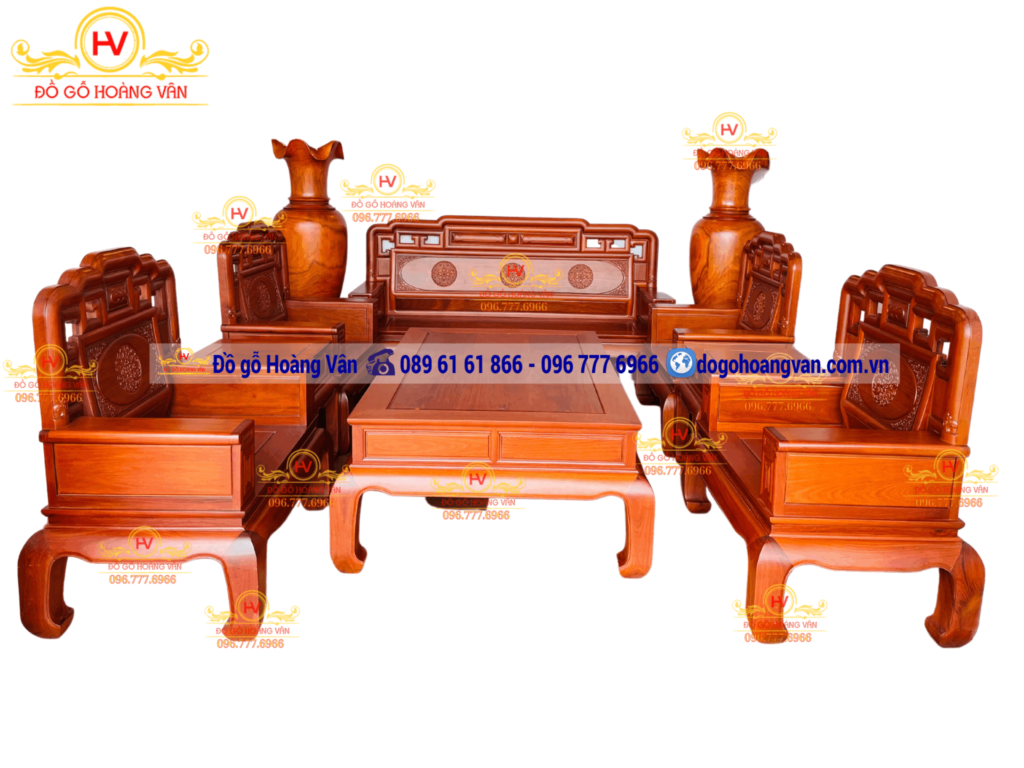 sofa gỗ tự nhiên