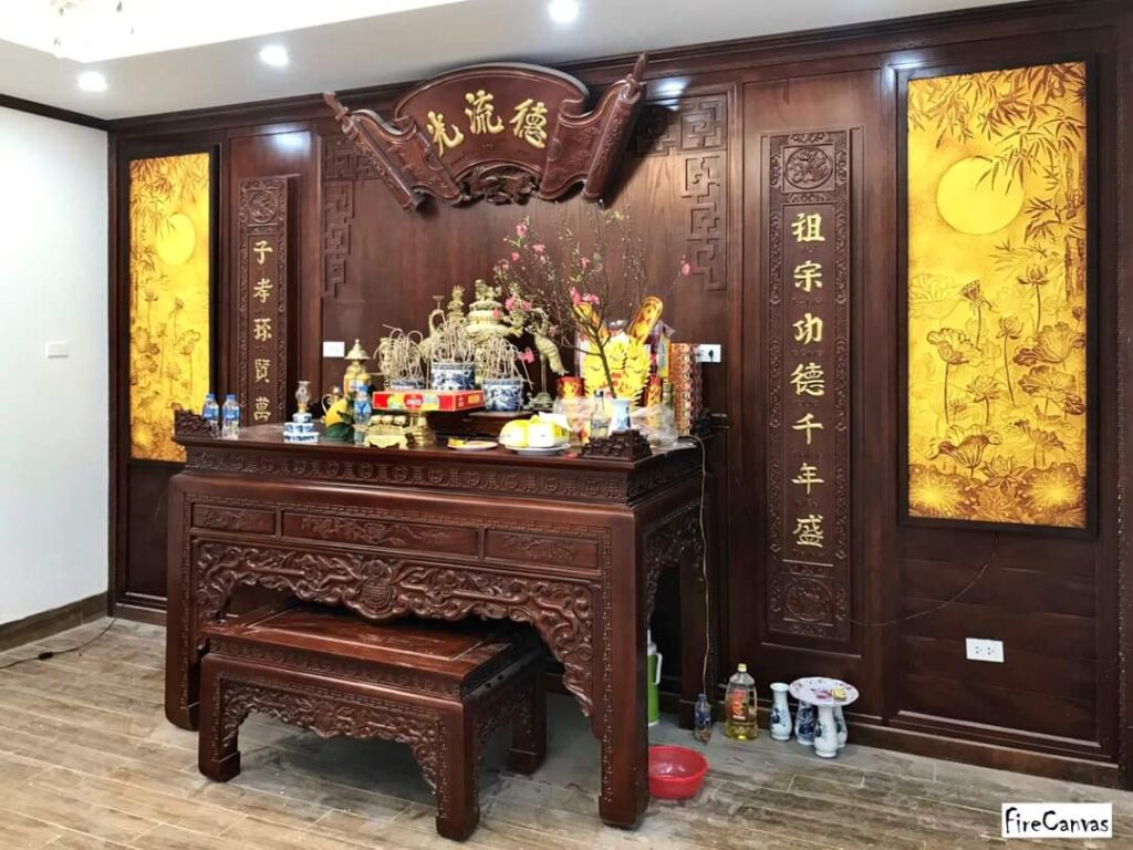 5 Lý do bạn nên đầu tư giường ngủ gỗ hương cho phòng ngủ 6 Xưởng sản xuất đồ thờ uy tín