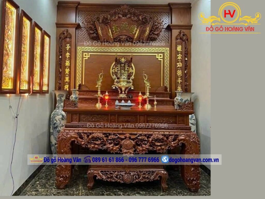 Mẫu ban thờ 3 cấp đẹp