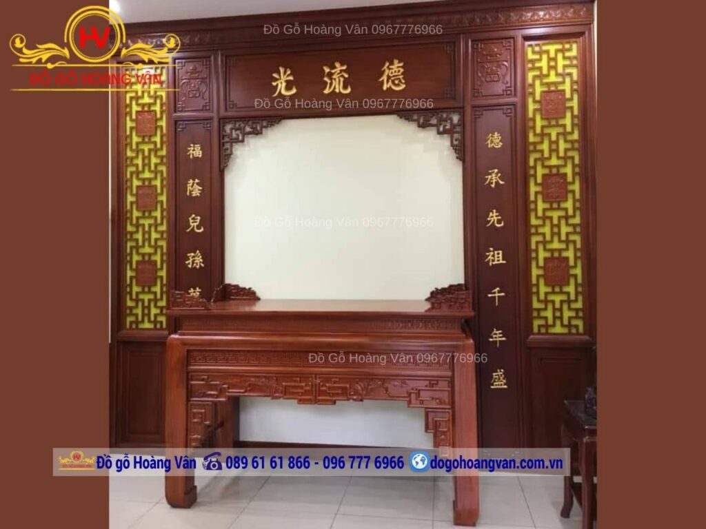 tư vấn, thiết kế combo phòng thờ đẹp