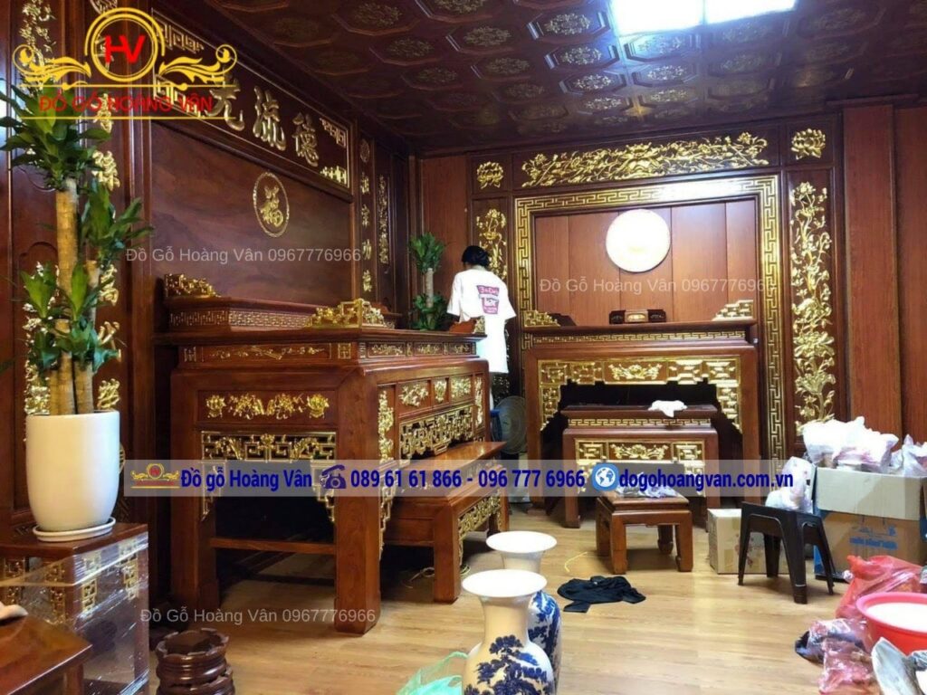 tư vấn, thiết kế combo phòng thờ đẹp