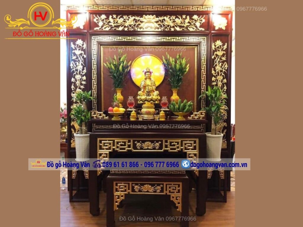 tư vấn, thiết kế combo phòng thờ đẹp