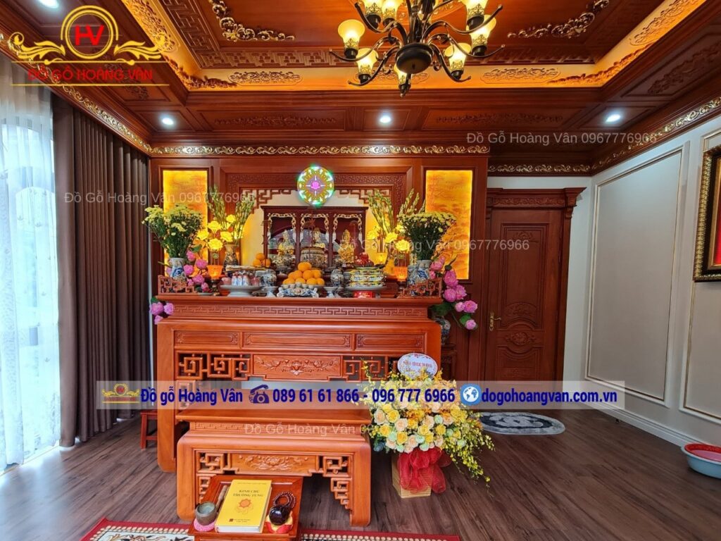 tư vấn, thiết kế combo phòng thờ đẹp