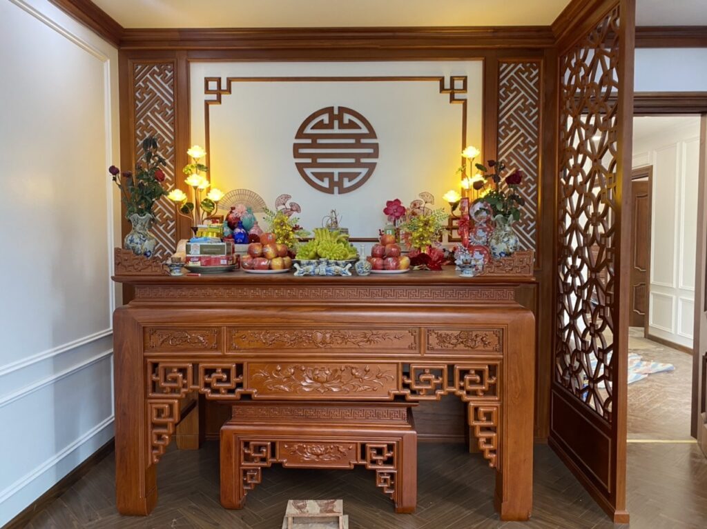 tư vấn, thiết kế combo phòng thờ đẹp