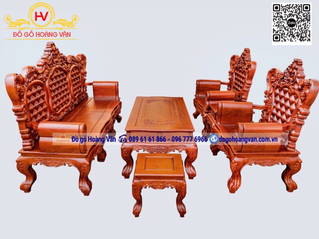 bàn ghế gỗ hương Đồng Kỵ Bắc Ninh
