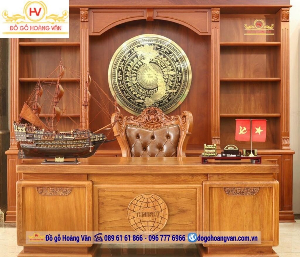 Bí quyết chọn nội thất gỗ đẳng cấp cho phòng giám đốc