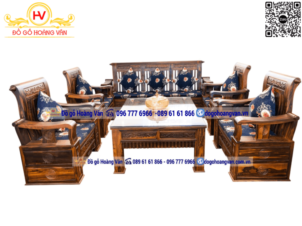 mẫu bàn ghế gỗ phòng khách hiện đại