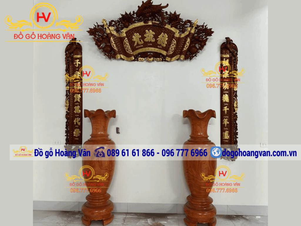 mẫu lộc bình gỗ tự nhiên đẹp