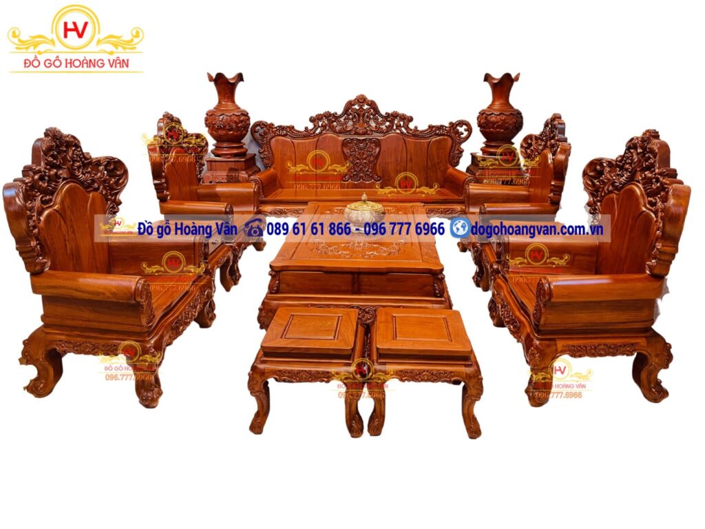 TOP 5 Bộ Ghế Hoàng gỗ tự nhiên đẹp