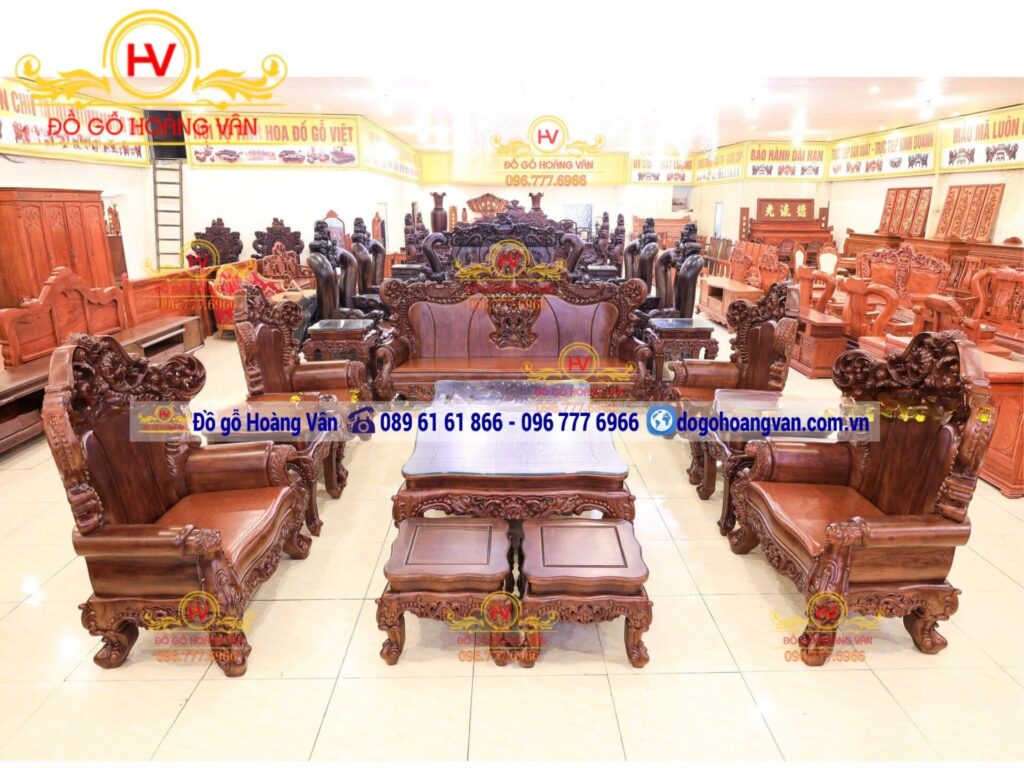 TOP 5 Bộ Ghế Hoàng gỗ tự nhiên đẹp