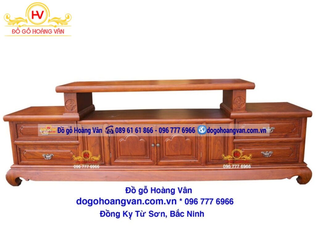 top 5 kệ tivi gỗ hương được yêu thích