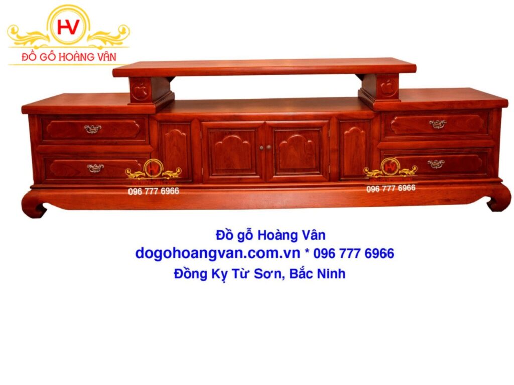 top 5 kệ tivi gỗ hương được yêu thích