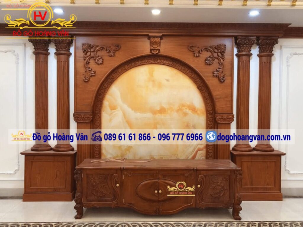top 5 kệ tivi gỗ hương được yêu thích