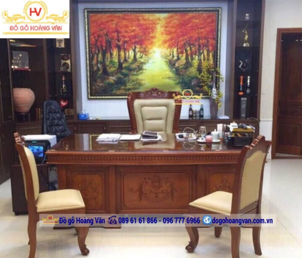 5 Lý do bạn nên đầu tư giường ngủ gỗ hương cho phòng ngủ 3 Mẫu bàn làm việc trong phòng ngủ đẹp