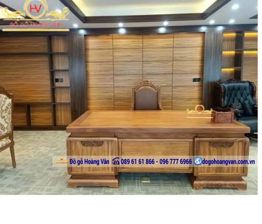 Cách chọn nội thất gỗ đẳng cấp cho phòng giám đốc