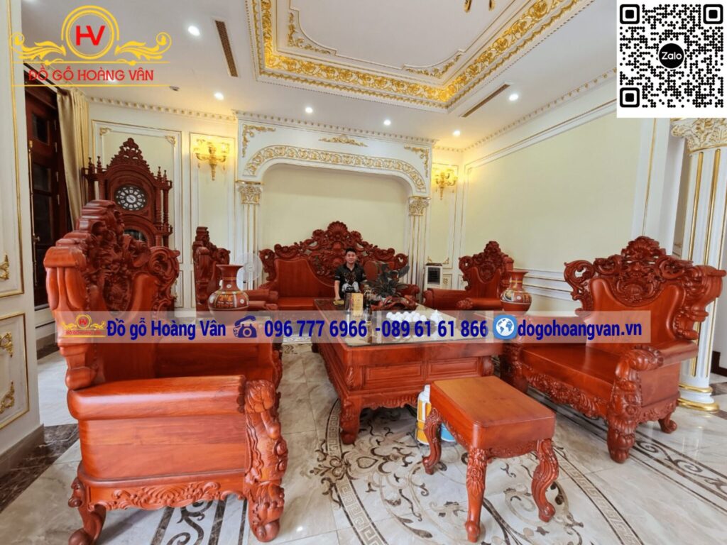 Bí quyết bố trí combo nội thất bằng gỗ hương đẹp và bền cho gia đình bạn