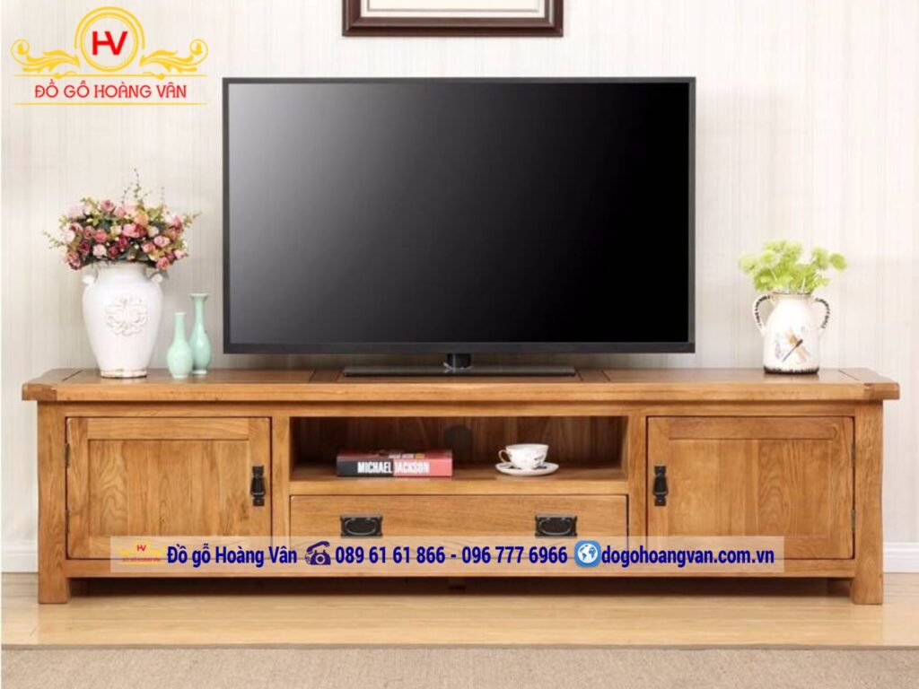 5 Mẫu kệ tivi gỗ đẹp phòng khách không thể bỏ qua