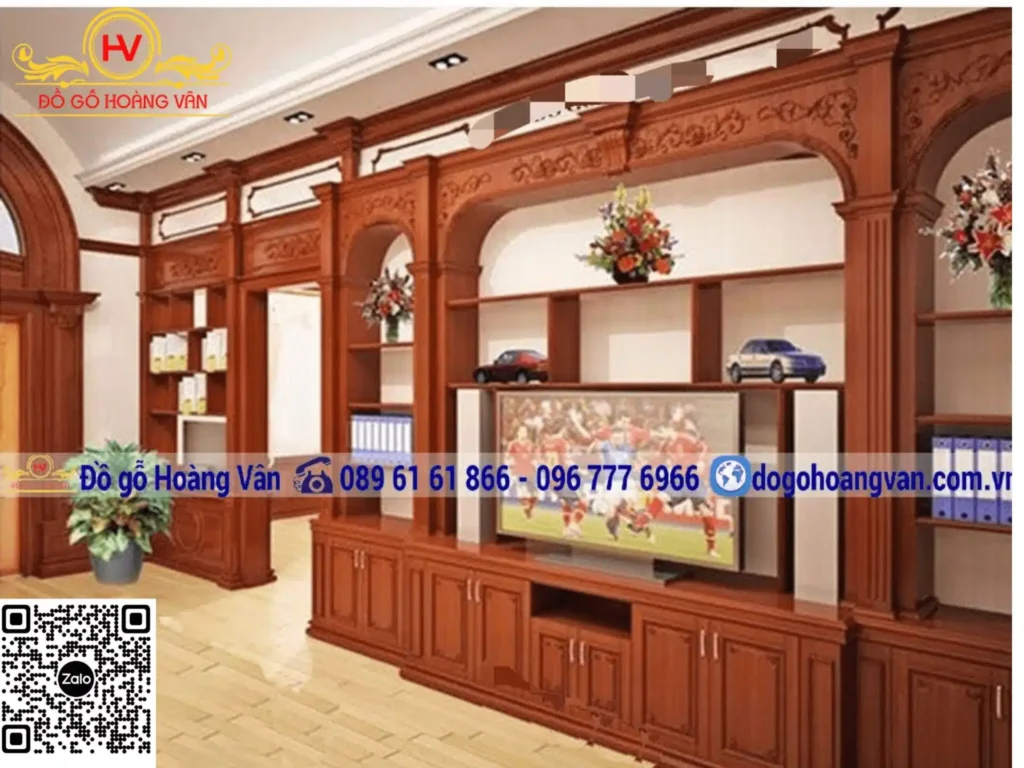 mẫu tủ rượu gỗ tự nhiên mới nhất