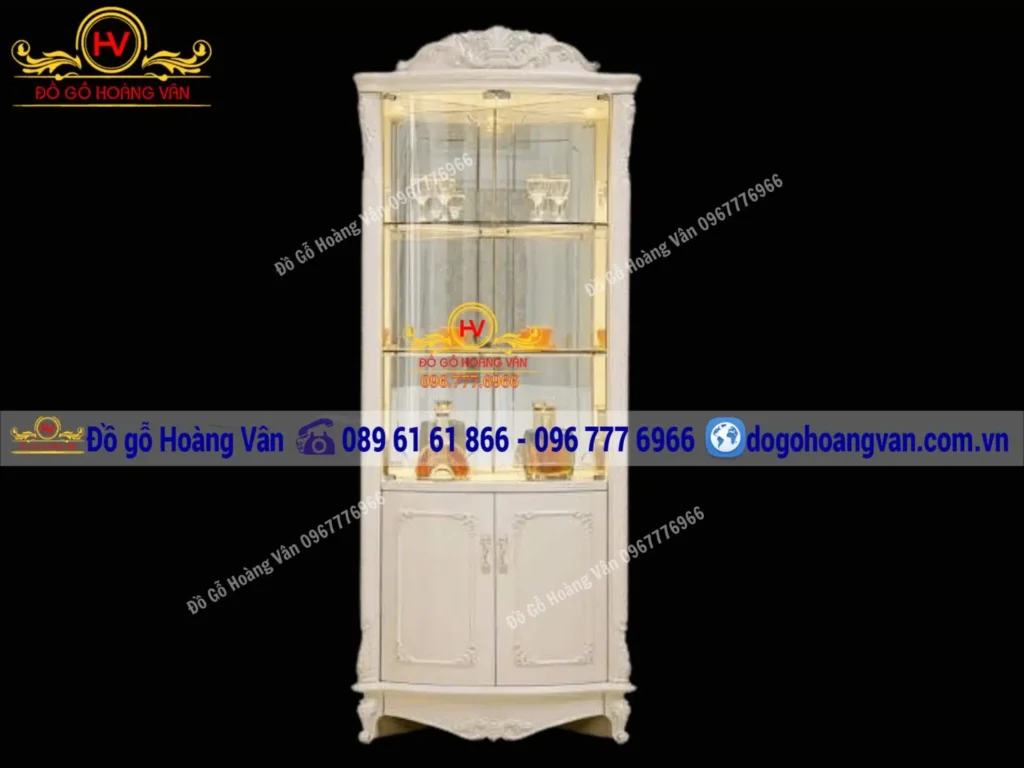 tủ rượu bằng gỗ gõ