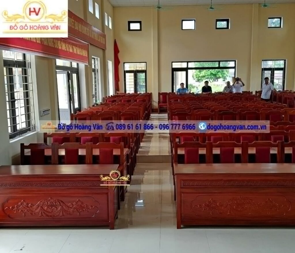 Bộ Sưu Tập Bàn Ghế Khánh Tiết Đẳng Cấp – GKT02 – Gỗ Gõ