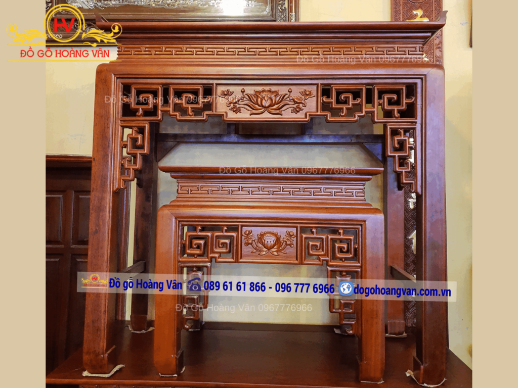 Cách chọn bàn thờ gỗ tự nhiên phù hợp mang lại tài lộc và bình an