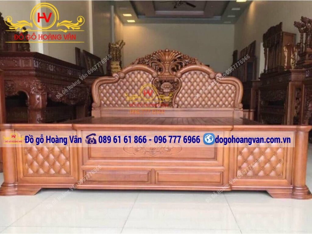 Kinh nghiệm mua giường gỗ tự nhiên cho cặp vợ chồng mới cưới