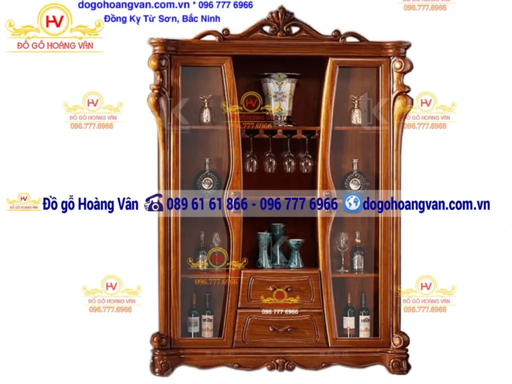 Kinh nghiệm chọn tủ rượu gỗ tự nhiên theo phong cách nội thất của bạn