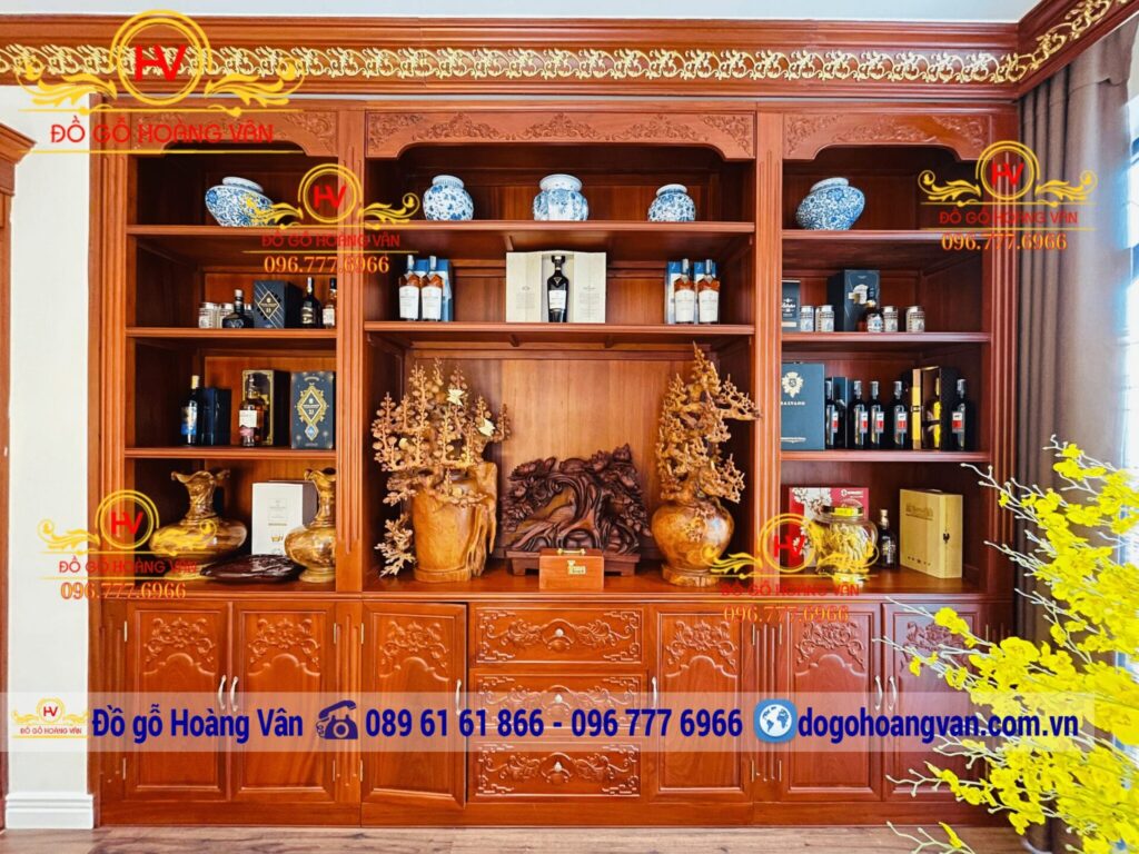 Lựa chọn xưởng sản xuất tủ rượu gỗ tự nhiên uy tín nhất hiện nay