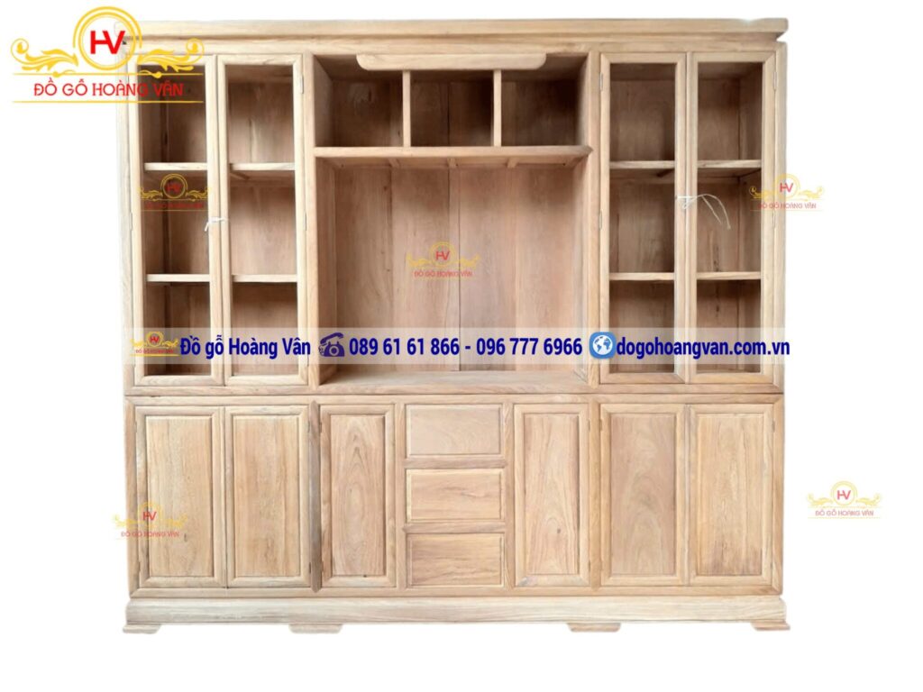 tủ rượu kết hợp tủ trang trí